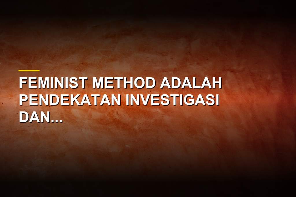 Ilustrasi diskusi akademik mengenai feminist method dan pendekatan riset kritis