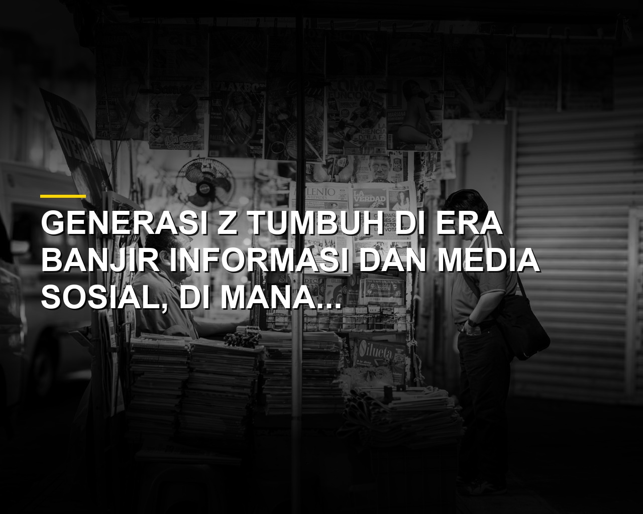Ilustrasi Gen Z dan fenomena generasi tanpa ideologi di era digital