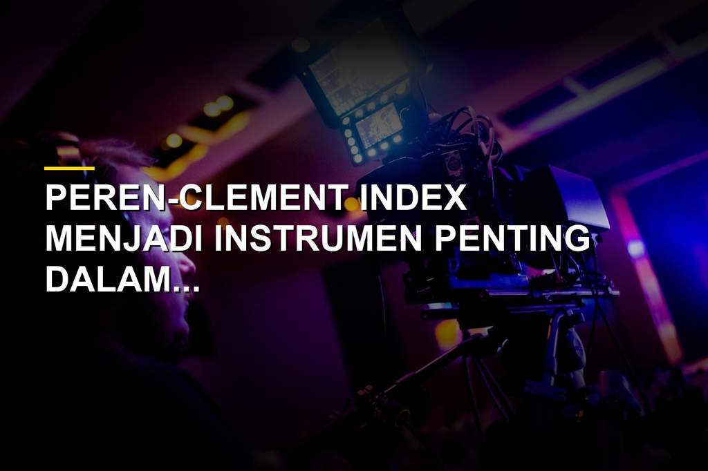 Ilustrasi grafik analisis risiko investasi global Peren-Clement Index