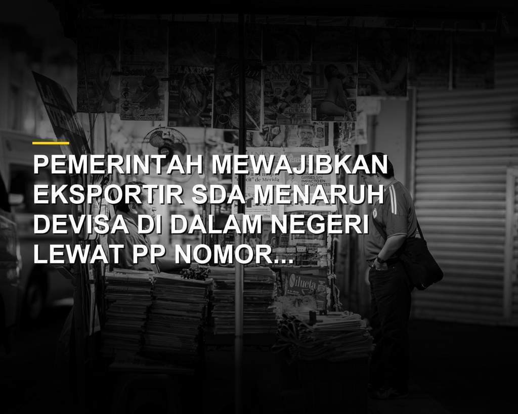 Ilustrasi grafik ekonomi dan devisa hasil ekspor pertambangan di Indonesia