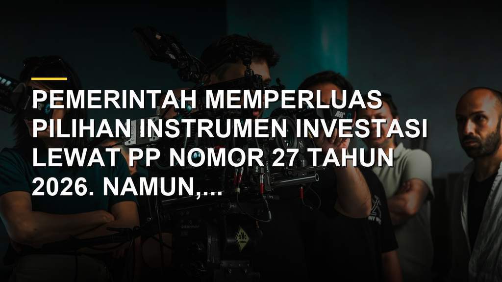 Ilustrasi grafik investasi dan instrumen pasar modal dana jaminan sosial