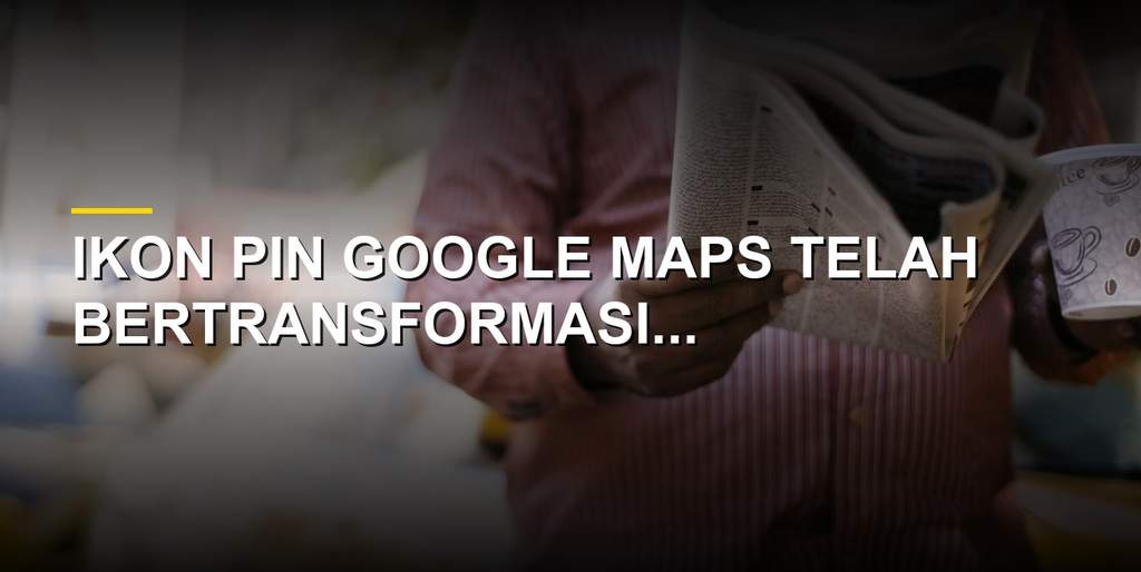 Ilustrasi ikon pin Google Maps yang ikonik dan populer di dunia digital