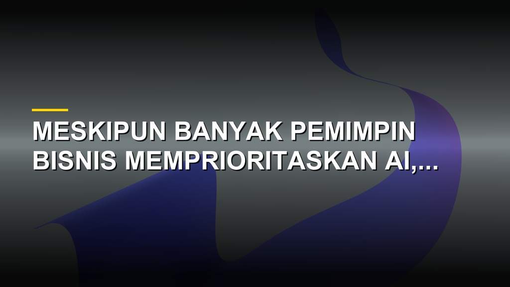 Ilustrasi infrastruktur digital dan kecerdasan buatan untuk perusahaan modern