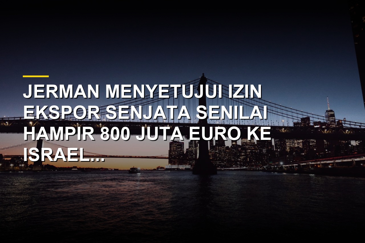Ilustrasi kapal selam dan ekspor senjata Jerman ke Israel