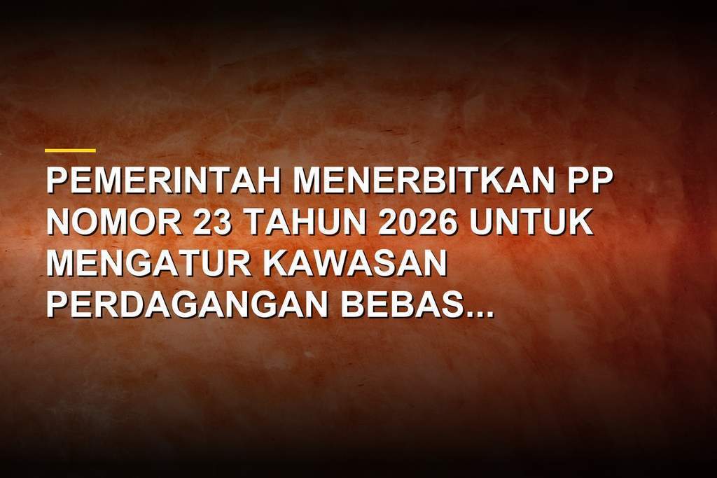 Ilustrasi kawasan perdagangan bebas dan pelabuhan bebas Batam di era modern