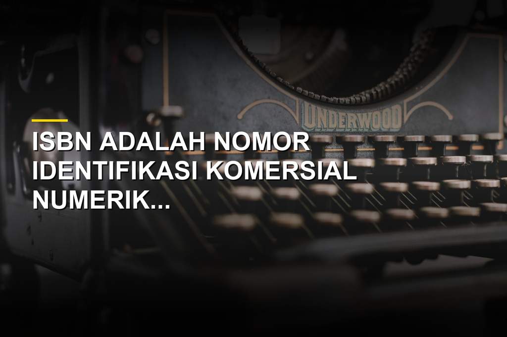 Ilustrasi kode ISBN pada sampul belakang buku