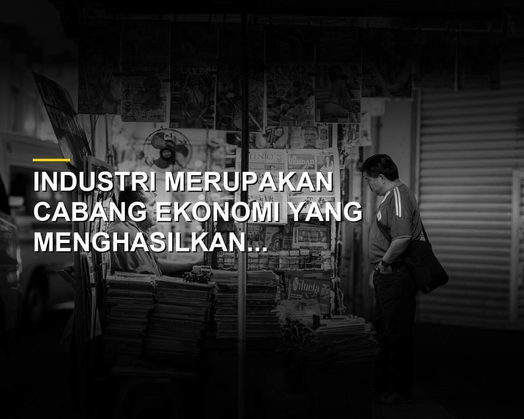 Ilustrasi konsep industri dalam ekonomi global