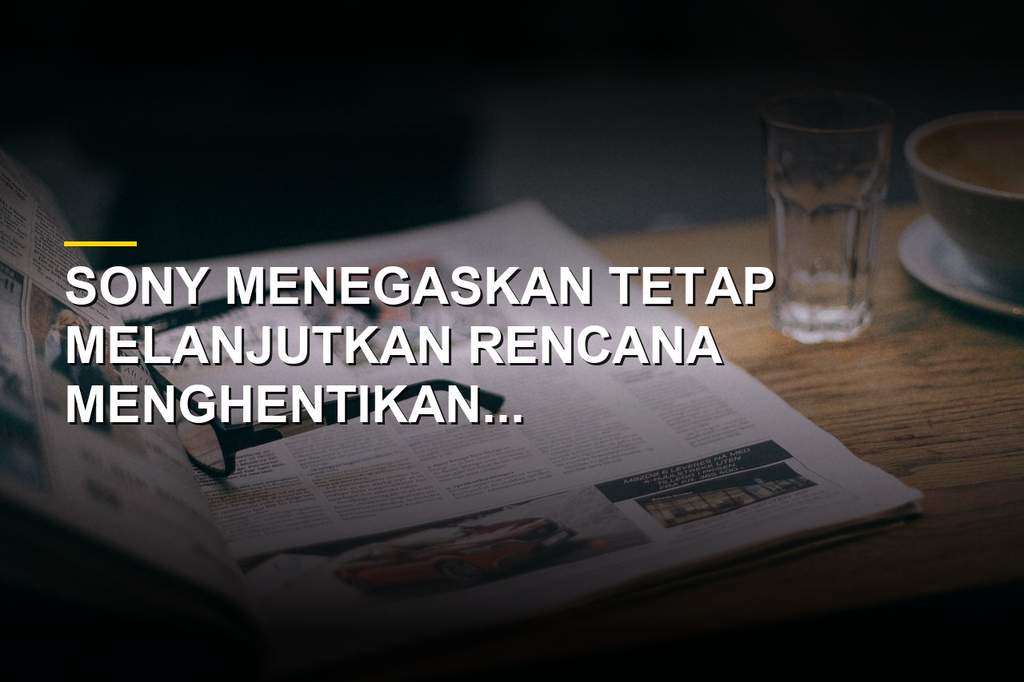 Ilustrasi konsol PlayStation dan kepingan fisik game yang akan dihentikan produksinya oleh Sony.