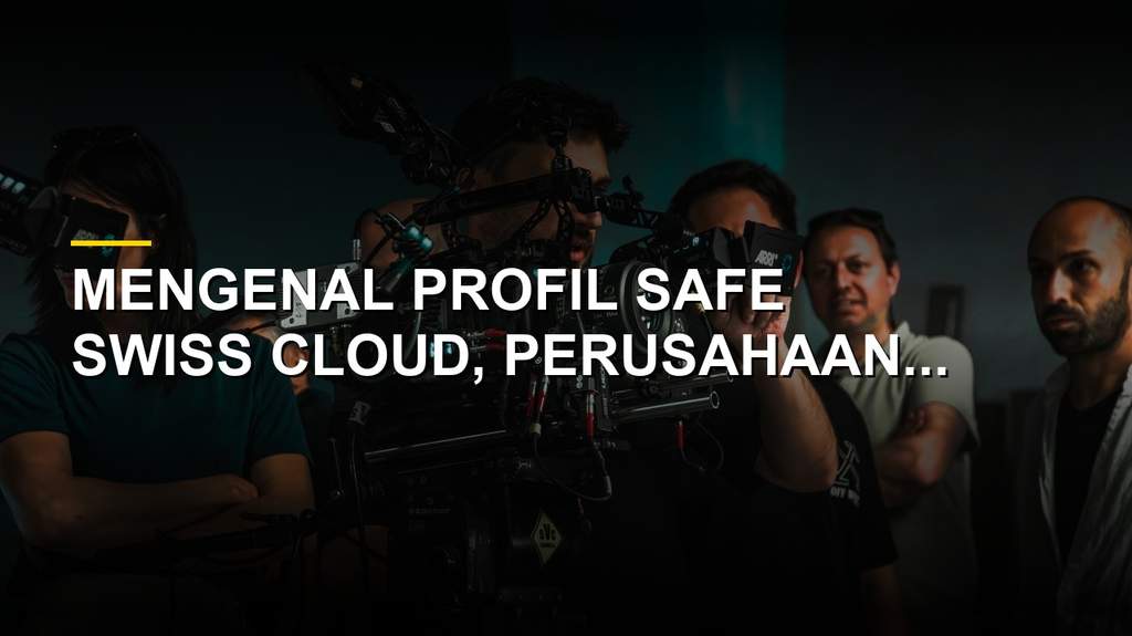 Ilustrasi layanan cloud computing dan keamanan data digital