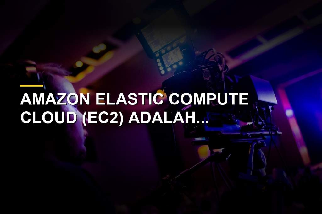 Ilustrasi layanan cloud computing dan server virtual Amazon EC2