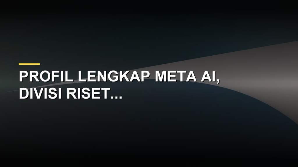 Ilustrasi logo dan teknologi kecerdasan buatan Meta AI