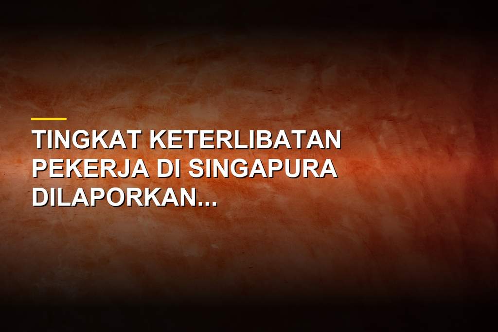 Ilustrasi pekerja kantoran di Singapura yang sedang menatap layar komputer