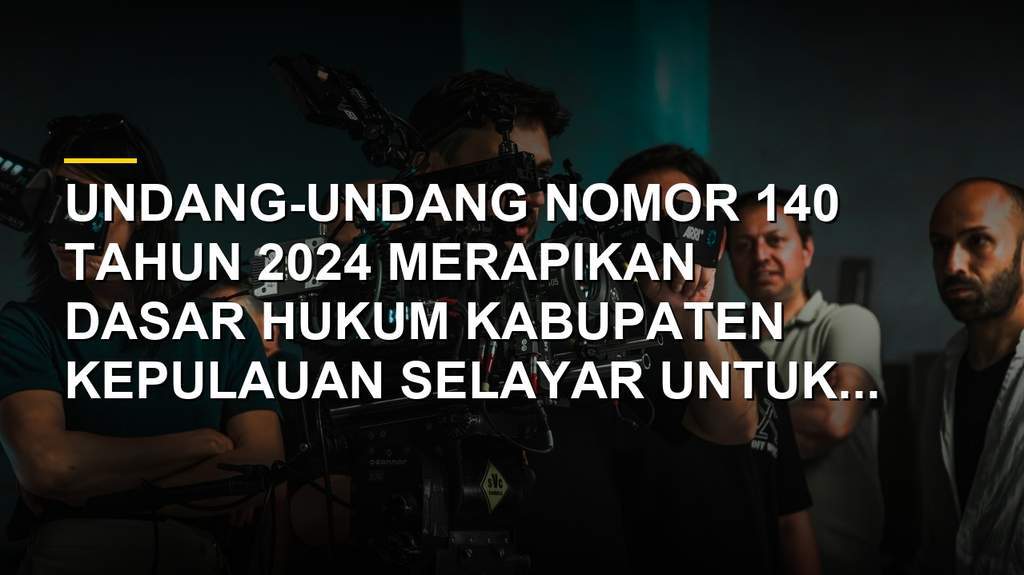 Undang-Undang Nomor 140 Tahun 2024 Bersihkan Hukum Tua, Waktunya Kejar Inovasi Cepat
