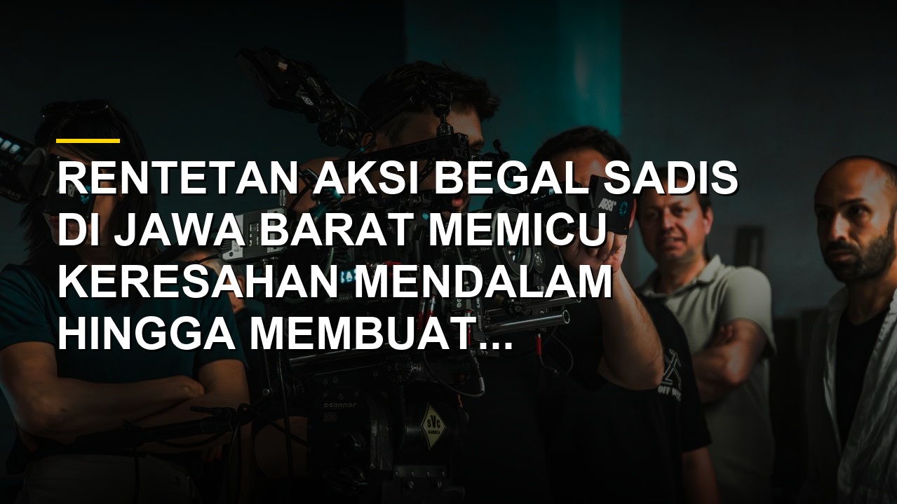 Ilustrasi pengamanan dan patroli kepolisian untuk mengatasi teror begal di Jawa Barat