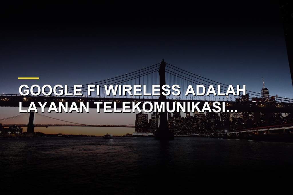Ilustrasi pengguna smartphone menggunakan layanan Google Fi Wireless