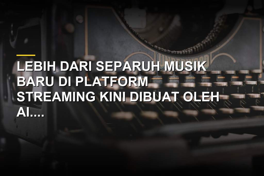 Ilustrasi penindakan musik buatan AI pada platform streaming Deezer