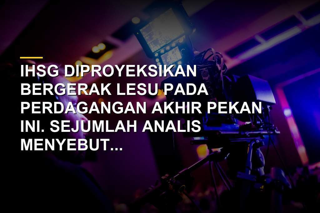 Ilustrasi pergerakan grafik Indeks Harga Saham Gabungan atau IHSG di bursa efek