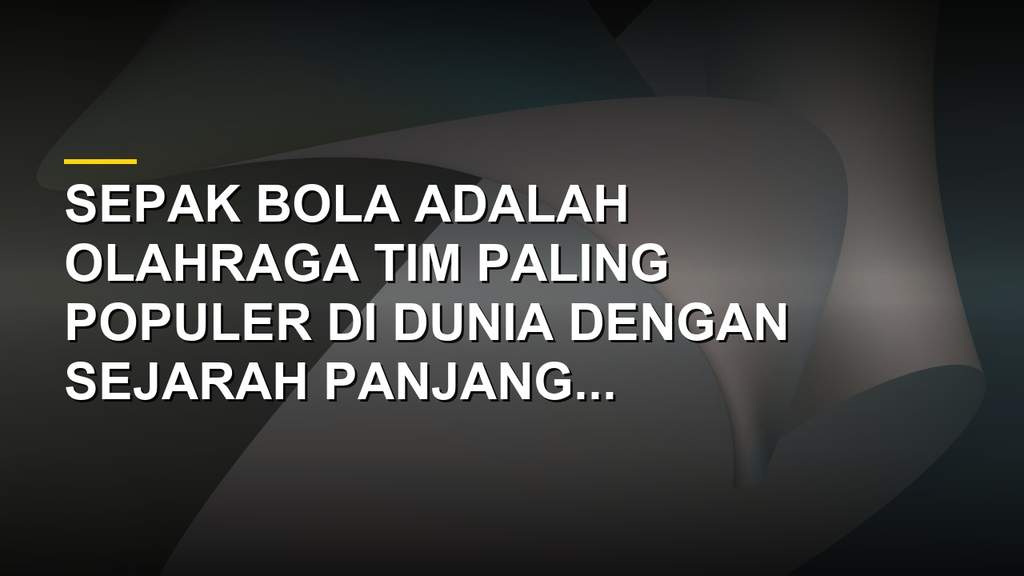 Ilustrasi pertandingan sepak bola dengan bola di lapangan hijau