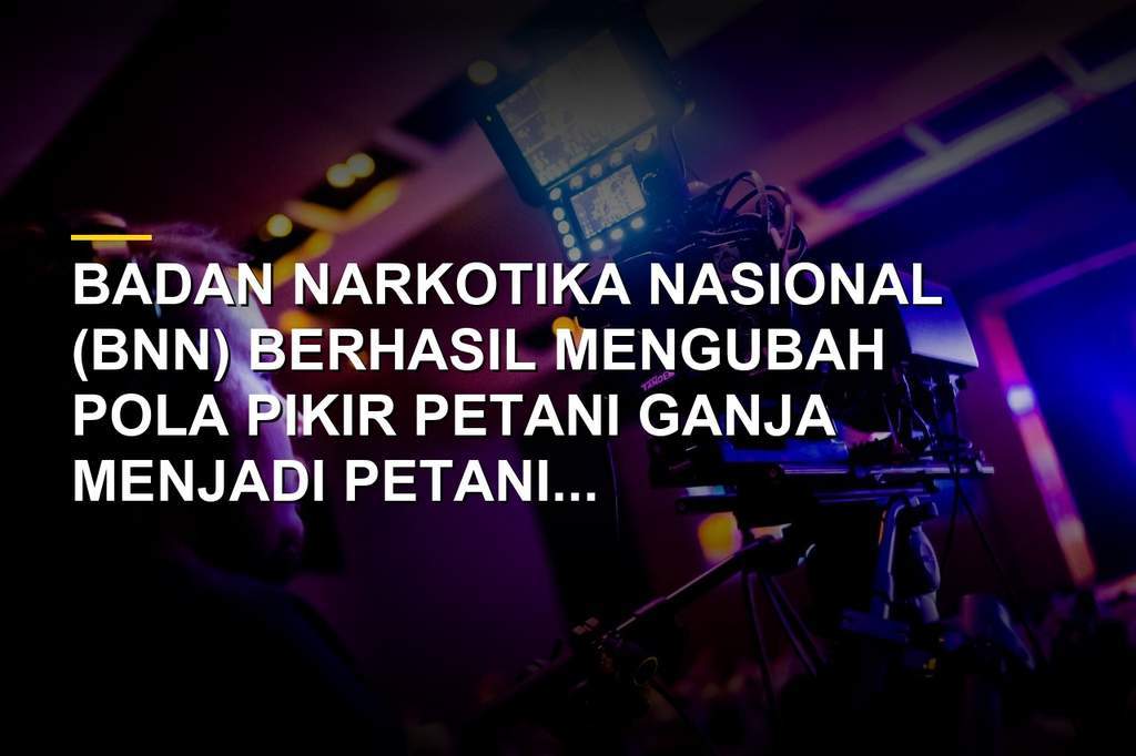 Ilustrasi petani kopi di daerah bekas penanaman ganja program BNN