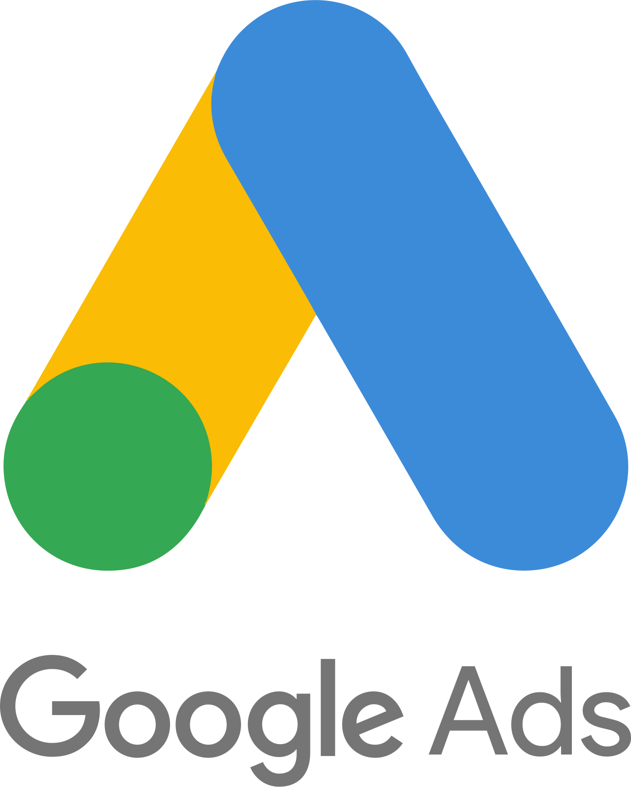 Ilustrasi platform Google Ads dan pemasaran digital di perangkat komputer