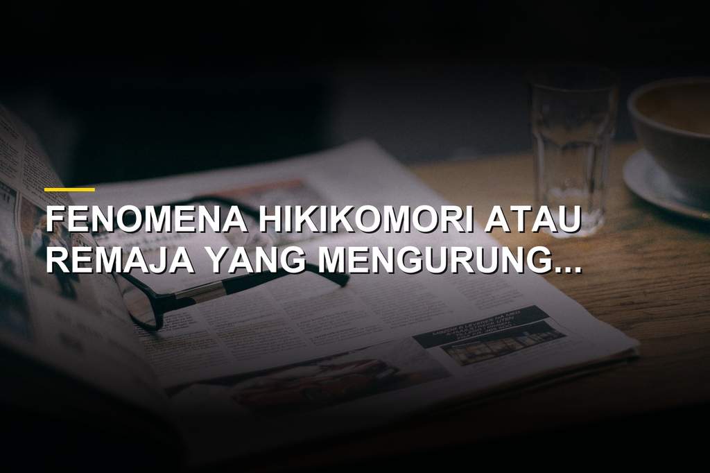 Ilustrasi remaja hikikomori yang mengurung diri di kamar