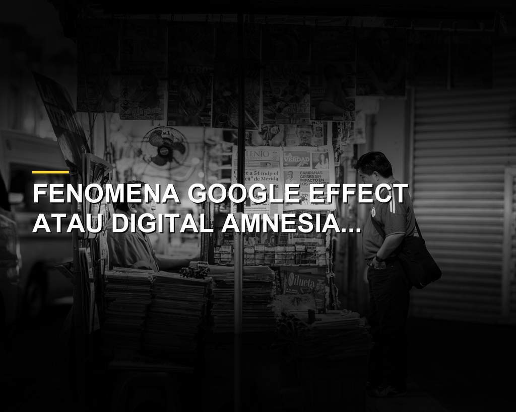 Ilustrasi seseorang sedang mencari informasi di internet yang memicu fenomena digital amnesia