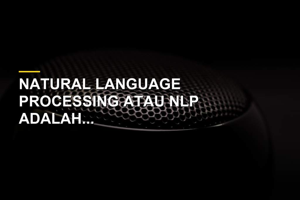 Ilustrasi teknologi Natural Language Processing dan kecerdasan buatan untuk pemrosesan bahasa
