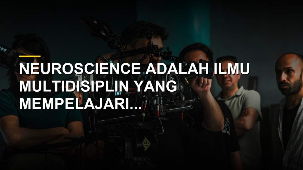 Ilustrasi visual struktur sel saraf dan jaringan otak dalam studi neuroscience