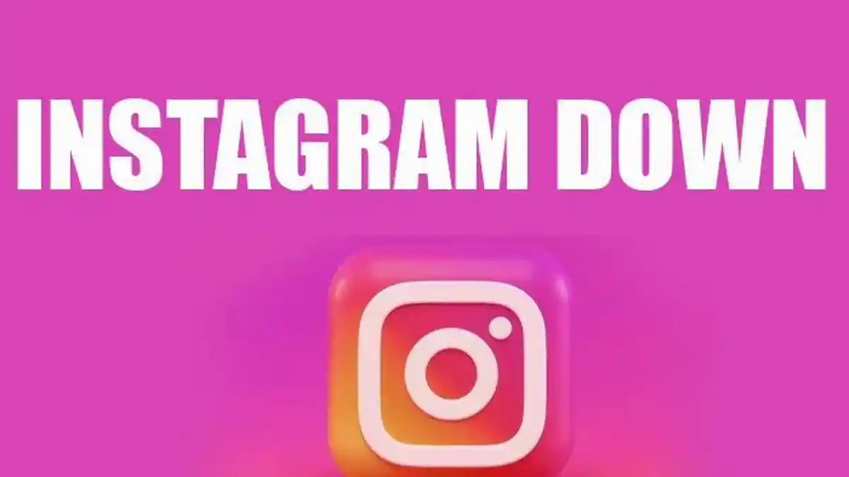 Ilustrasi aplikasi Instagram mengalami error dan down pada layar ponsel cerdas.