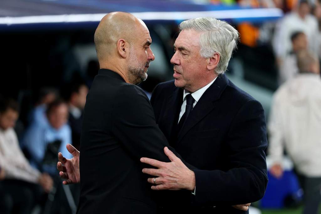 Pep Guardiola dan Carlo Ancelotti masuk dalam bursa calon pelatih timnas Italia