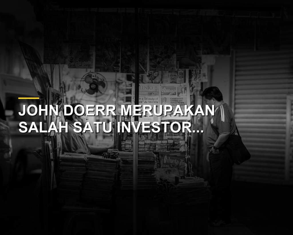 John Doerr, investor ventura dan filantropis asal Amerika Serikat
