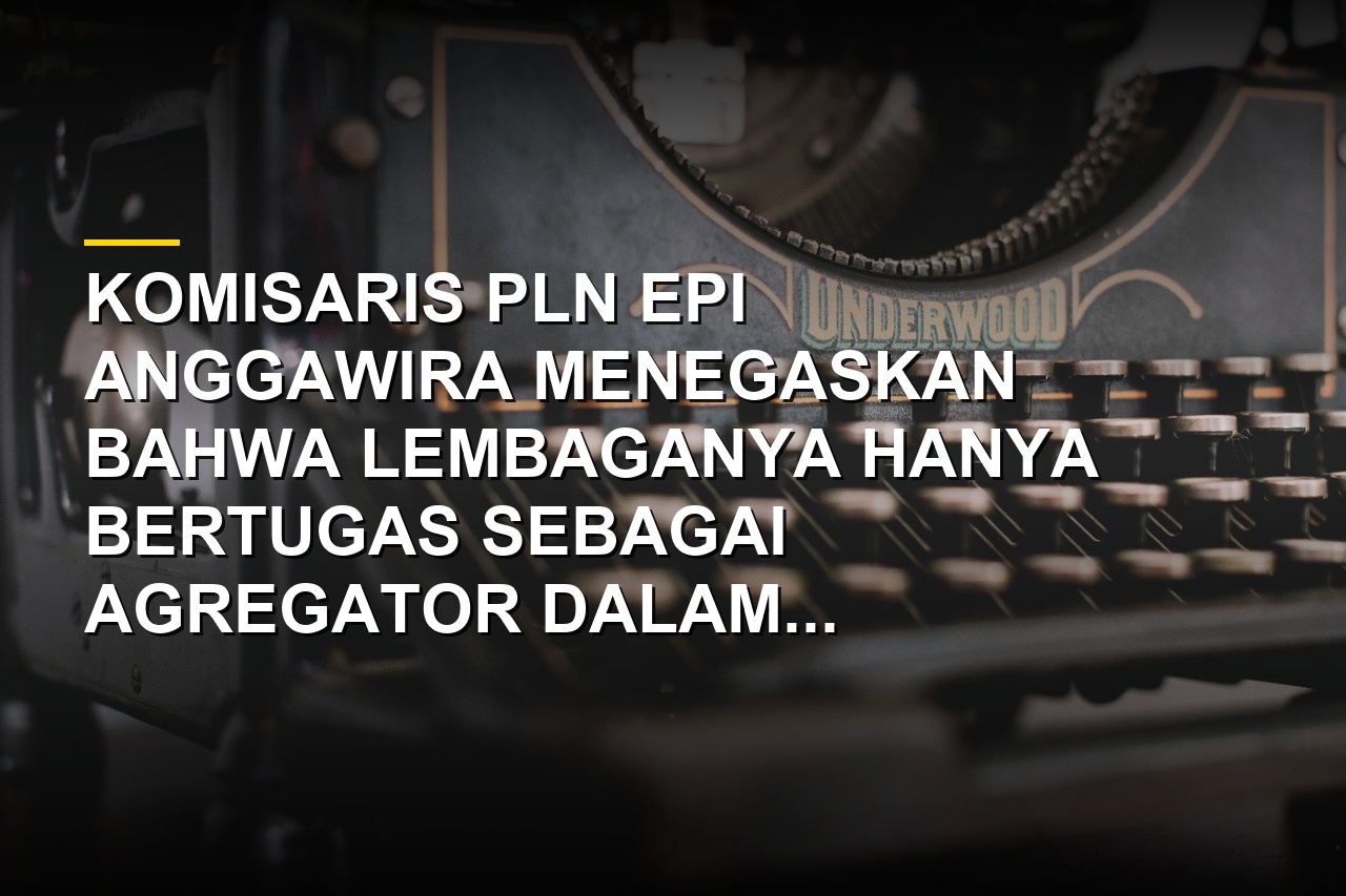 Kantor dan logo PLN EPI terkait kasus dugaan korupsi pengadaan batu bara