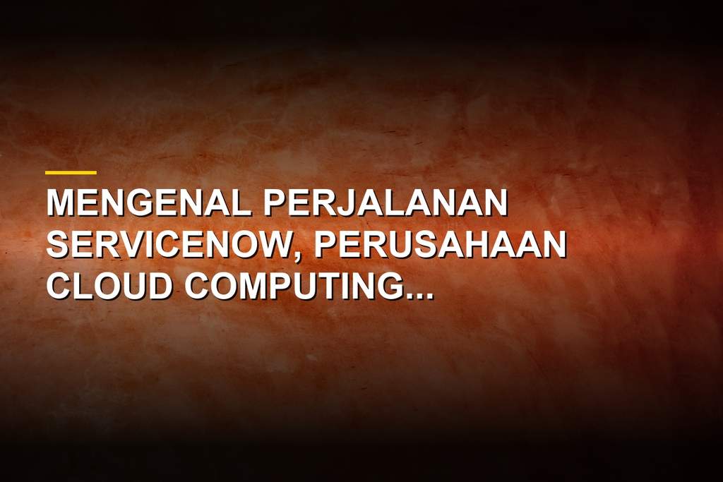 Kantor dan logo ServiceNow perusahaan platform cloud computing global