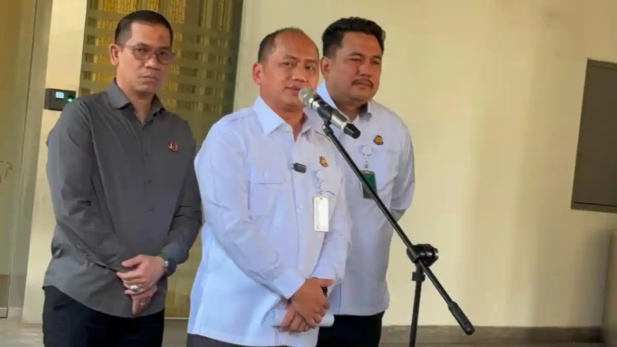 Gedung Kejaksaan Agung RI di Jakarta menjadi lokasi penyerahan berkas perkara eks Jampidsus