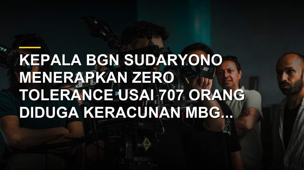 Kepala BGN Sudaryono menjenguk korban keracunan MBG di Semarang dan tegaskan zero tolerance