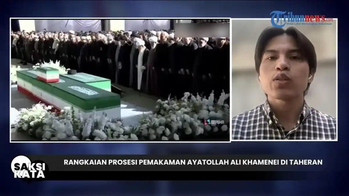 Kesaksian WNI Rasakan Gemuruh Pemakaman Ayatollah Khamenei di Iran