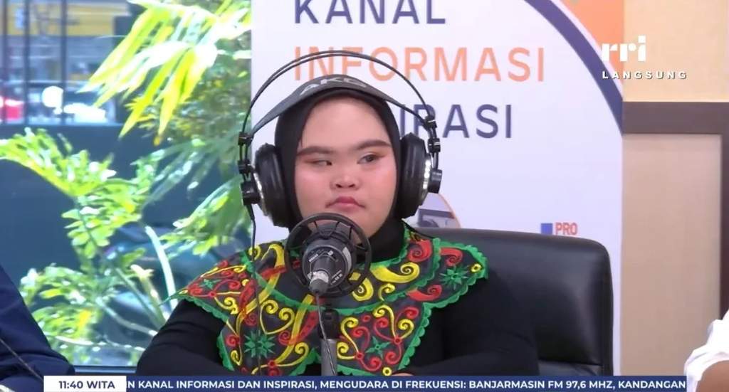 Kania Izza Azahra anak penyandang Down syndrome membagikan kisah inspiratif di Banjarmasin