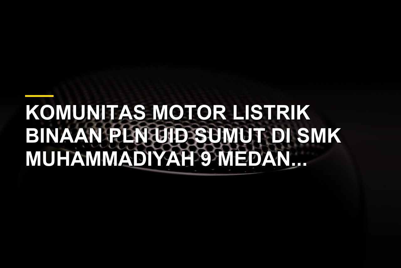 Komunitas motor listrik binaan PLN UID Sumut gelar edukasi motor ramah lingkungan di Medan
