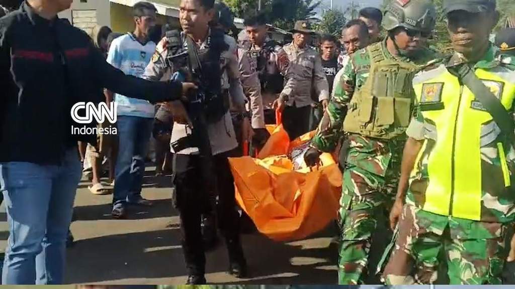 Aparat gabungan TNI dan Polri bersiaga pasca-bentrokan berdarah antarwarga di Adonara Flores Timur