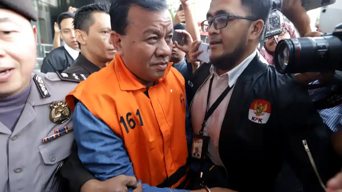 Gedung KPK Jakarta tempat penelusuran kasus dugaan suap amplop Bupati Kuansing ke Menteri Kehutanan