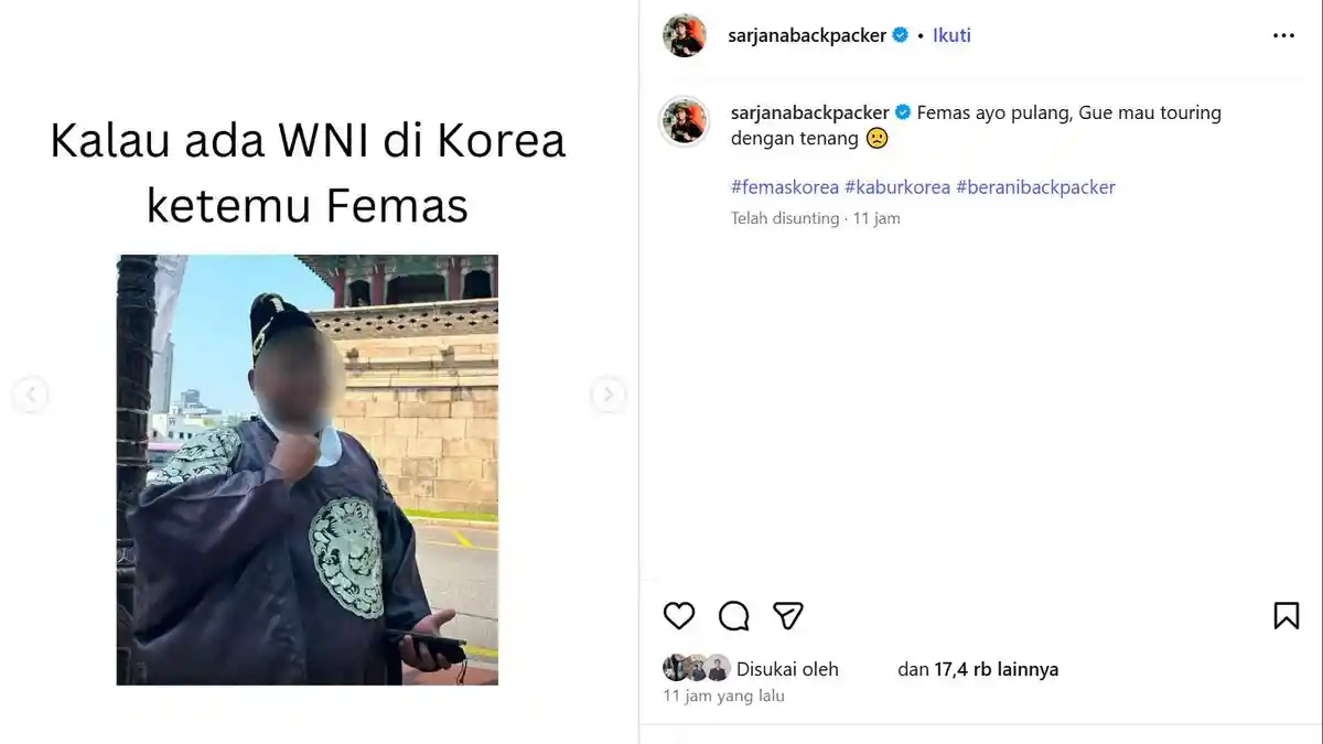 Kronologi Femas Kabur Saat Tour di Korea Selatan, Berawal Pamit Beli Sepatu