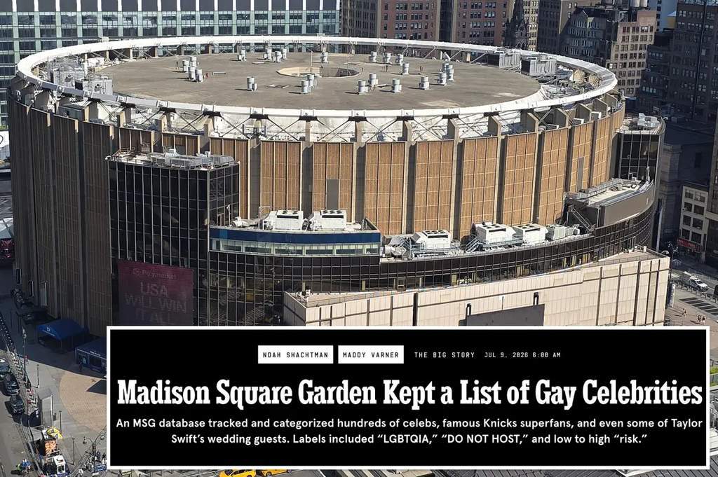 Gedung Madison Square Garden di New York yang kini tengah menggugat Wired Magazine