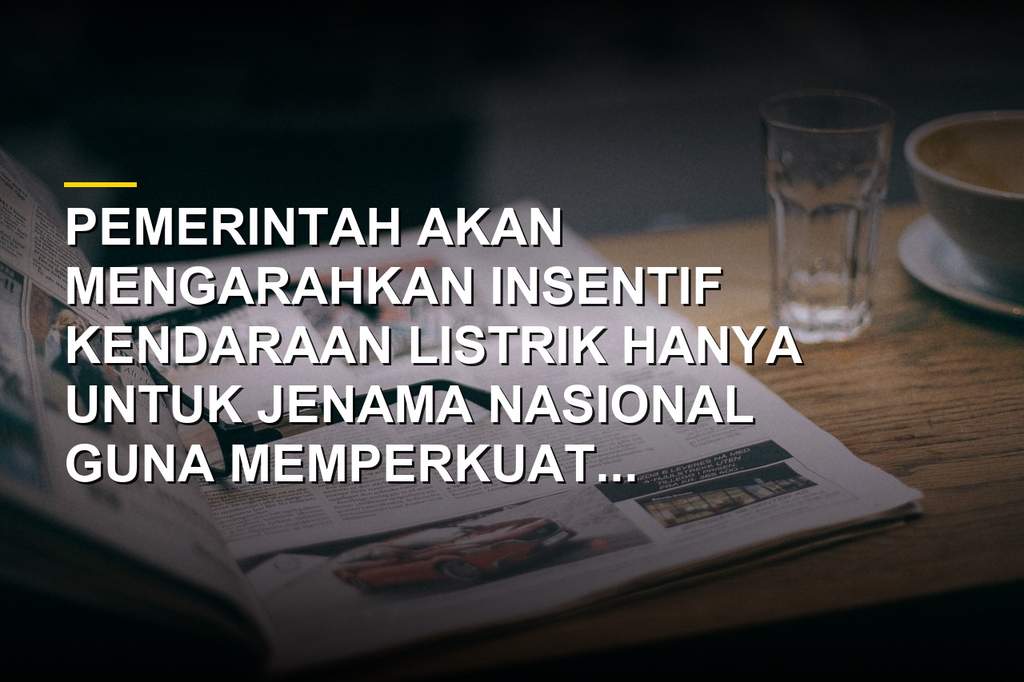 Menteri Perindustrian Agus Gumiwang berbicara tentang insentif EV untuk mobil nasional di GIIAS 2026