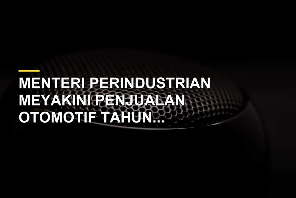 Menteri Perindustrian Agus Gumiwang Kartasasmita di GIIAS 2026