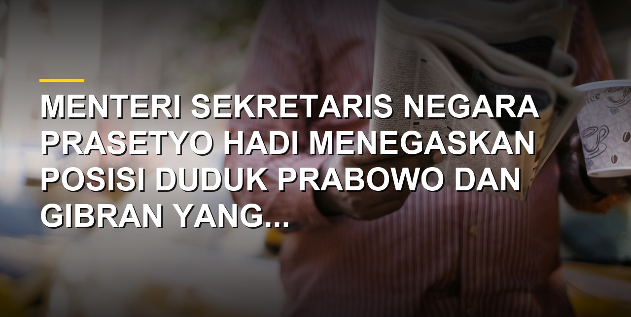 Menteri Sekretaris Negara Prasetyo Hadi memberikan keterangan pers di Istana Kepresidenan Jakarta