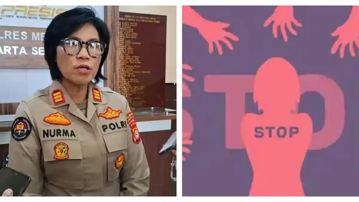 Ilustrasi garis polisi dan penangkapan pelaku pencabulan anak di bawah umur oleh pihak kepolisian