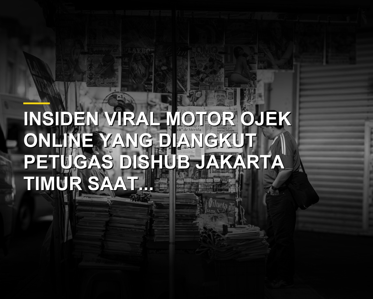 Motor ojol diangkut petugas Dishub di Jakarta Timur yang berujung damai