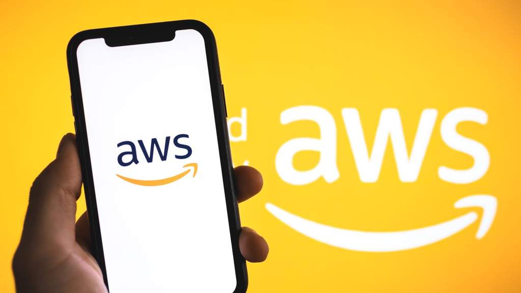 Tangkapan layar ilustrasi sistem layanan komputasi awan Amazon Web Services AWS yang mengalami gangguan