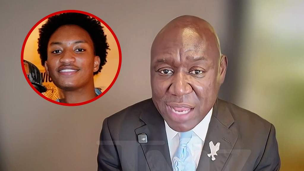 Pengacara Ben Crump memberikan keterangan terkait autopsi independen Nolan Wells