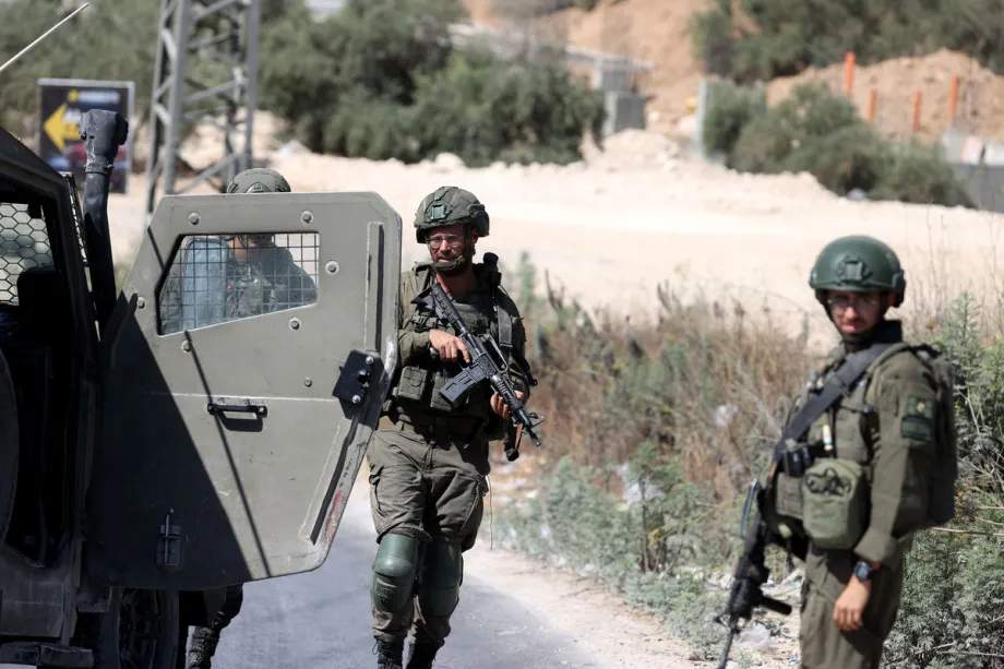 Pasukan Israel melakukan penggerebekan di kota Nablus, Tepi Barat, Palestina pada Juli 2026.